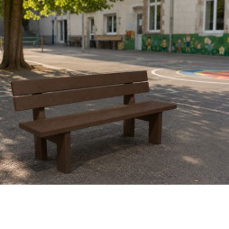 Banc enfant en plastique recyclé