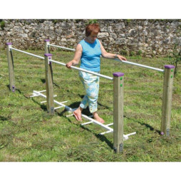 Air de fitness plein air pour personnes âgées dans un jardin public Air de fitness plein air pour personnes âgées dans un jardin public