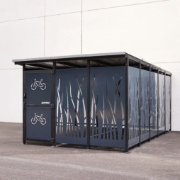 Abri cycles sécurisé Roseau - 3 x 5 m