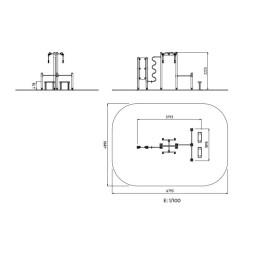 Dimensions du parcours de santé sportif