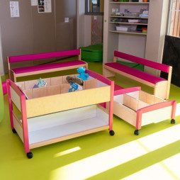 Aménagement crèche : espace lecture