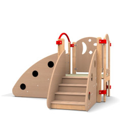 Module motricité enfant à partir de 12 mois coloris hêtre
