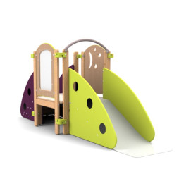 Module motricité enfant coloris Prune/Vert