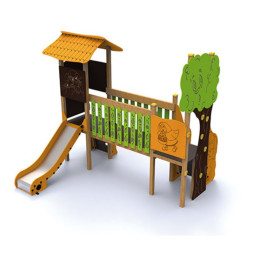Structure d'aire de jeux - Petit Chaperon Rouge