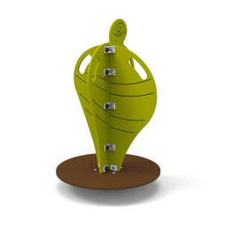 Tourniquet acier et HPL vert