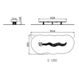 Dimensions de la structure à ressorts géante