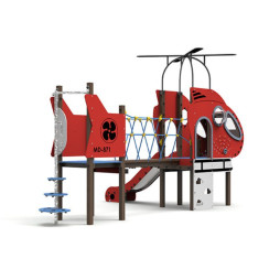 Toboggan aire de jeux pour collectivité