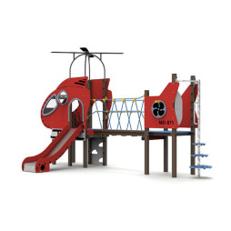 Structure multi jeux pour aire de jeux enfants