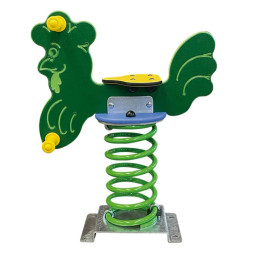 Balançoire à ressort avec figurine Coq pour enfant