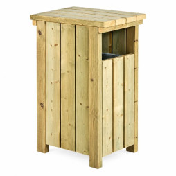 corbeille de ville alicante en bois