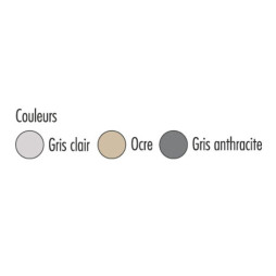 Coloris disponibles pour la banquette extérieure