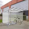 Visuel de l'abri à vélo en aluminium