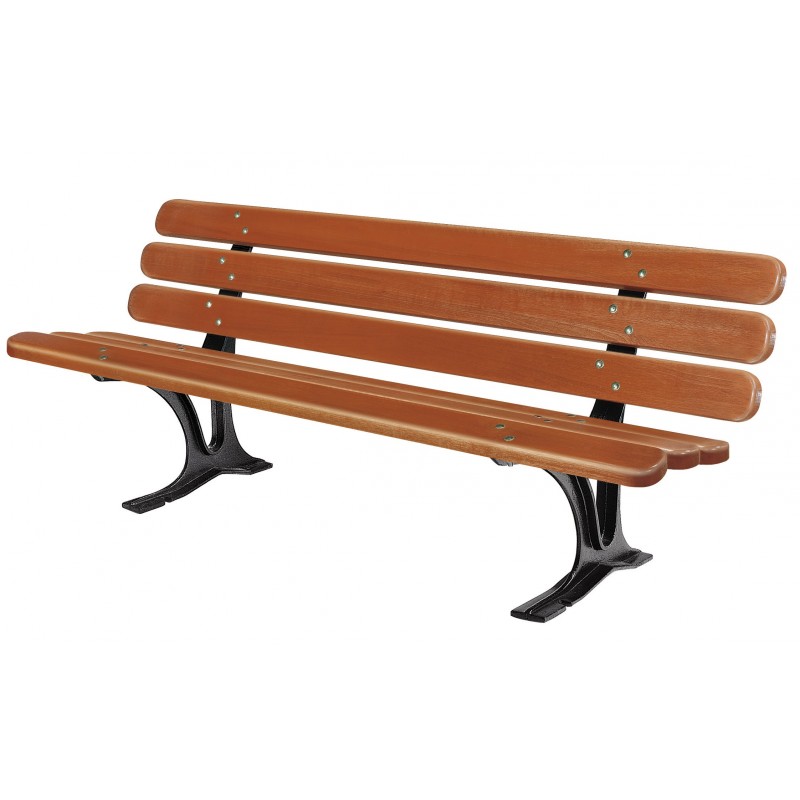 Banc Public En Bois Et Fonte Banc Exterieur En Bois Et Fonte Banc De Jardin En Bois Et Fonte