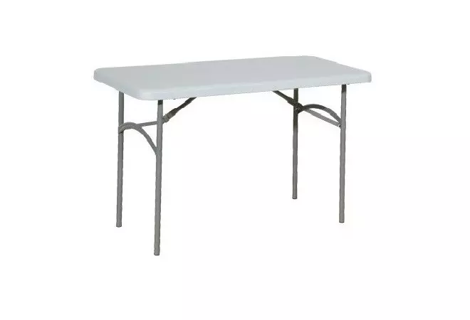 Table pliante Mini en polypro - version dépliée - DMC Direct