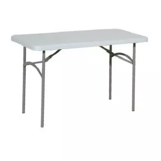 Table pliante Mini en polypro - version dépliée - DMC Direct