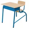 Visuel du bureau scolaire avec 1 chaise intégrée - DMC Direct