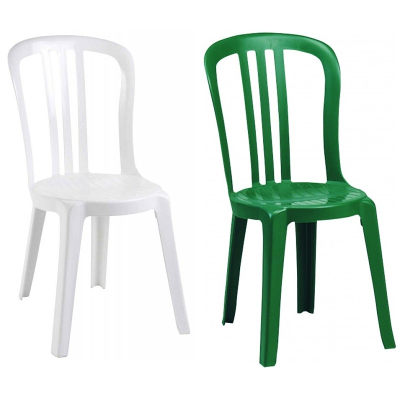 Chaise empilable en plastique Miami Chaise empilable en plastique Miami