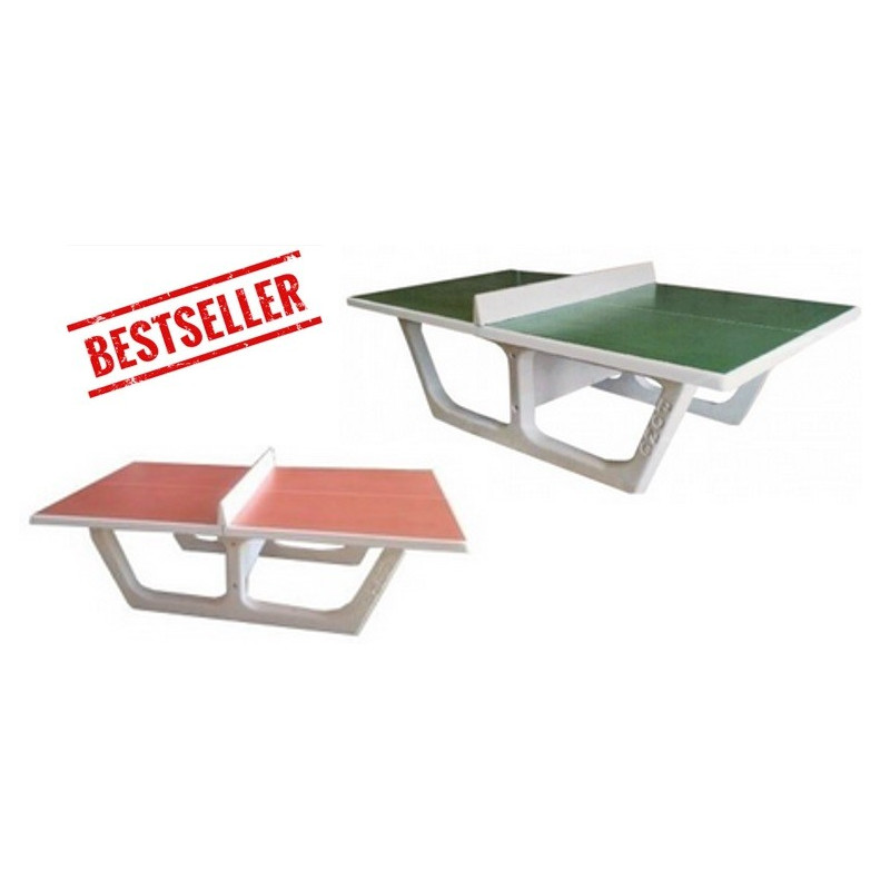 Table ping en béton, table de d'extérieur en béton, ping pong en béton Rondo