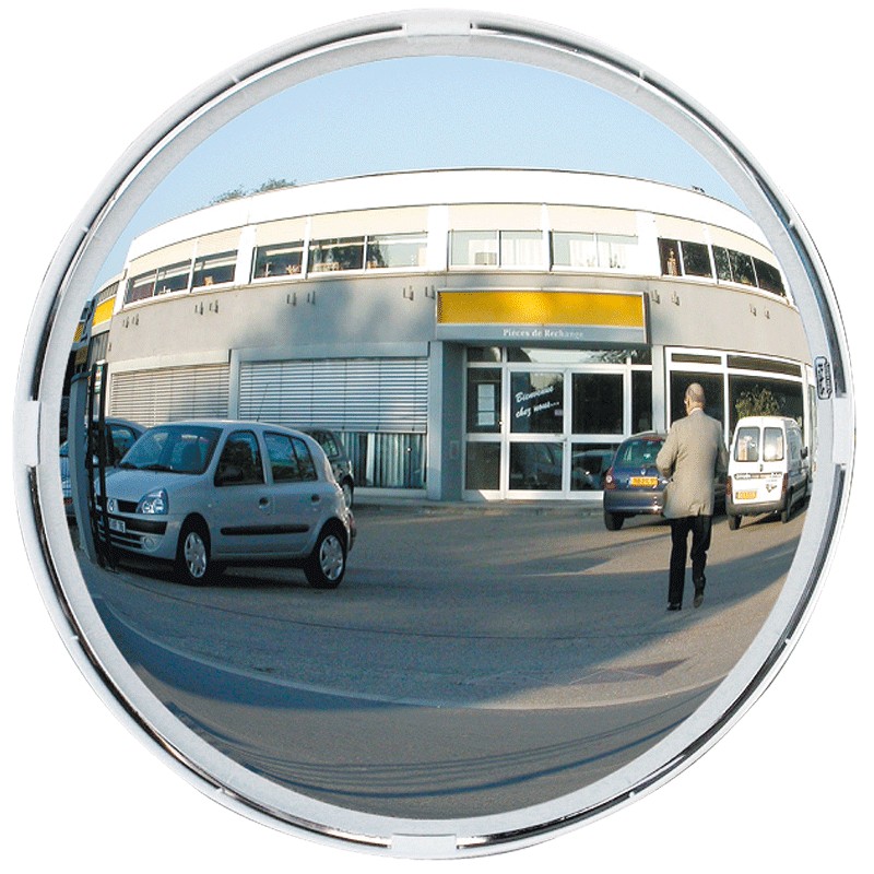 Miroir routier multi usages rond miroir de sortie de parking vision