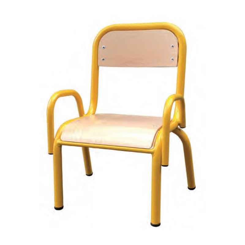 Chaise d'écolier avec accoudoirs, fauteuil d'écolier, fauteuil pour