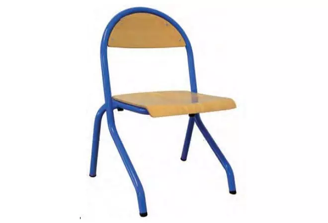 Chaise maternelle appui table et empilable assise en applique Cathy - DMC Direct