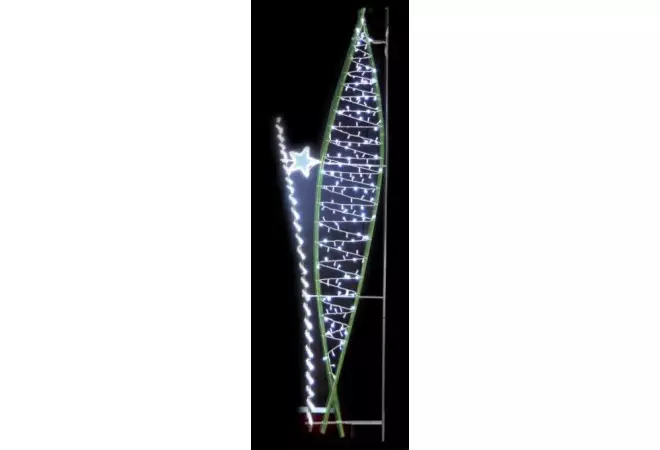 Visuel du décor Météore lumineuse structure bambou de nuit - DMC Direct