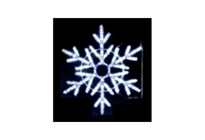 Visuel Illumination Étoile des neiges pour lampadaire de commune - DMC Direct