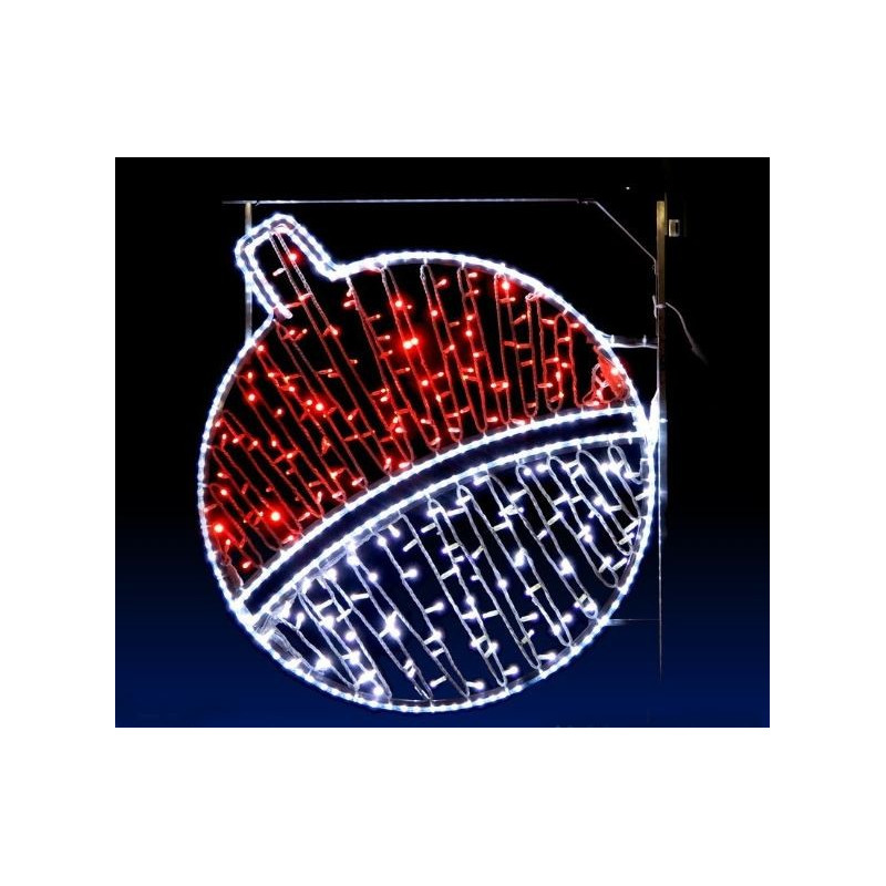 Illumination Boule de Noël Saturne pour collectivités - DMC Direct