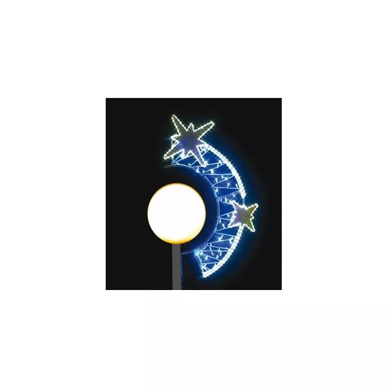 Visuel du décor Arc d'étoiles de Noël pour lanterne Boule - DMC Direct
