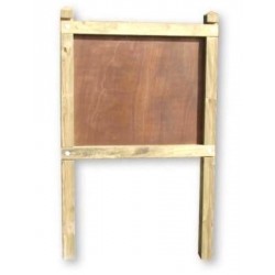Planimètre classique poteaux carrés panneau bois
