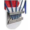 Visuel de l'écusson Tricolore porte drapeaux de façade - châssis en aluminium - DMC Direct