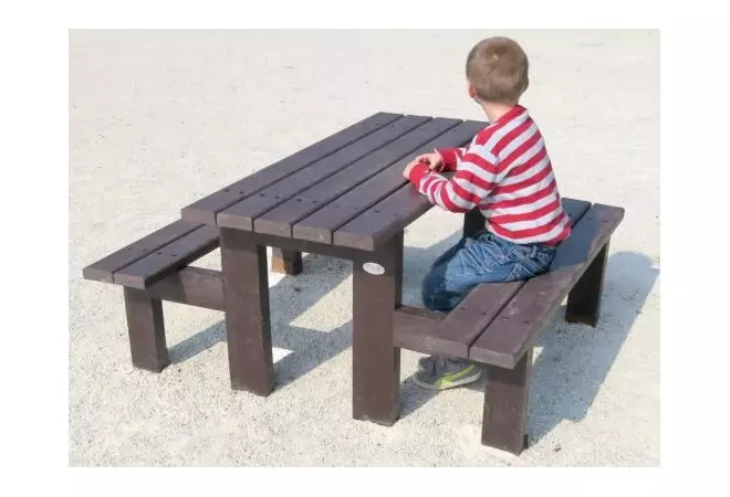 Table pique-nique enfants en recyclé Parc