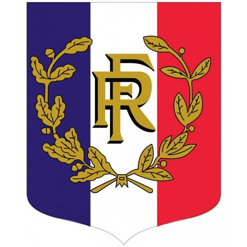 Le Porte Drapeaux Avec Les Initiales De La Republique Francaise Ainsi Que Ses Palmes