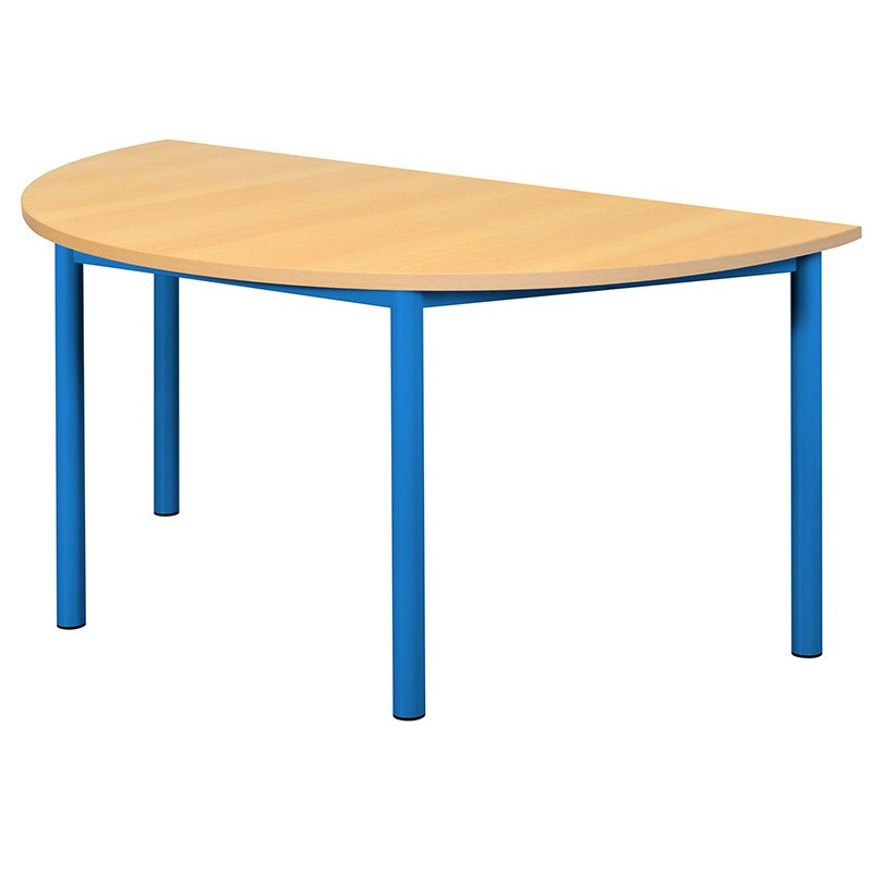 TABLE NOA DEMI-LUNE 4 PIEDS 120 X 60 CM