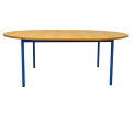 Table ovale pour école acier et stratifié ou mélaminé