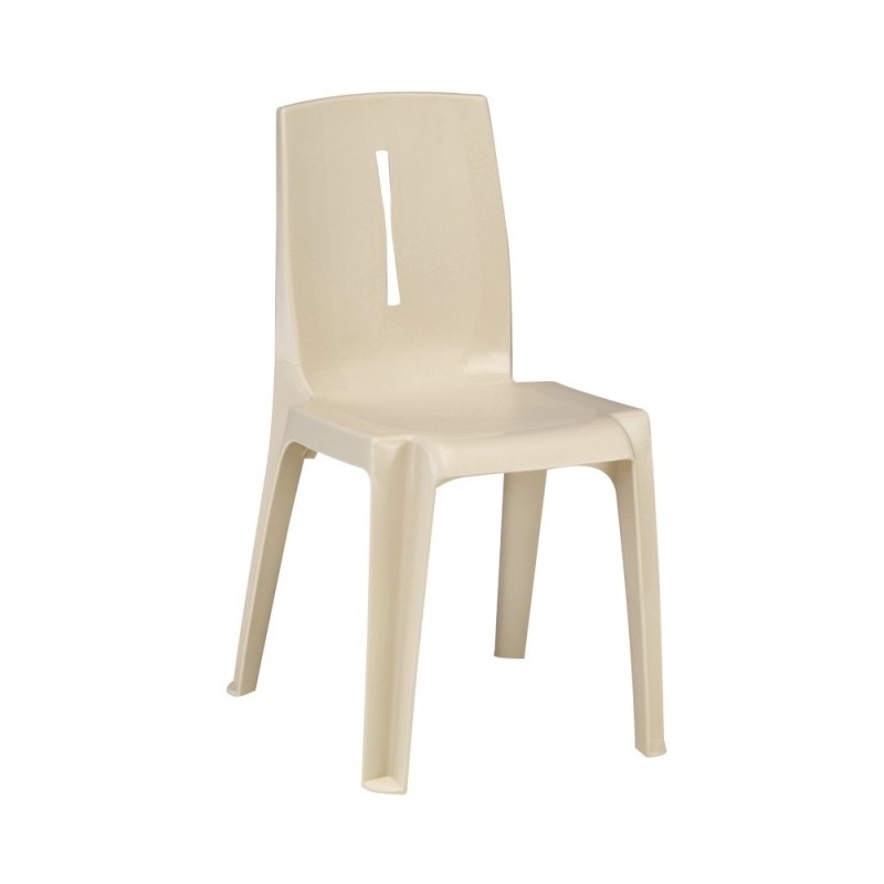 Chaise en polypropylène empilable, chaise empilable en