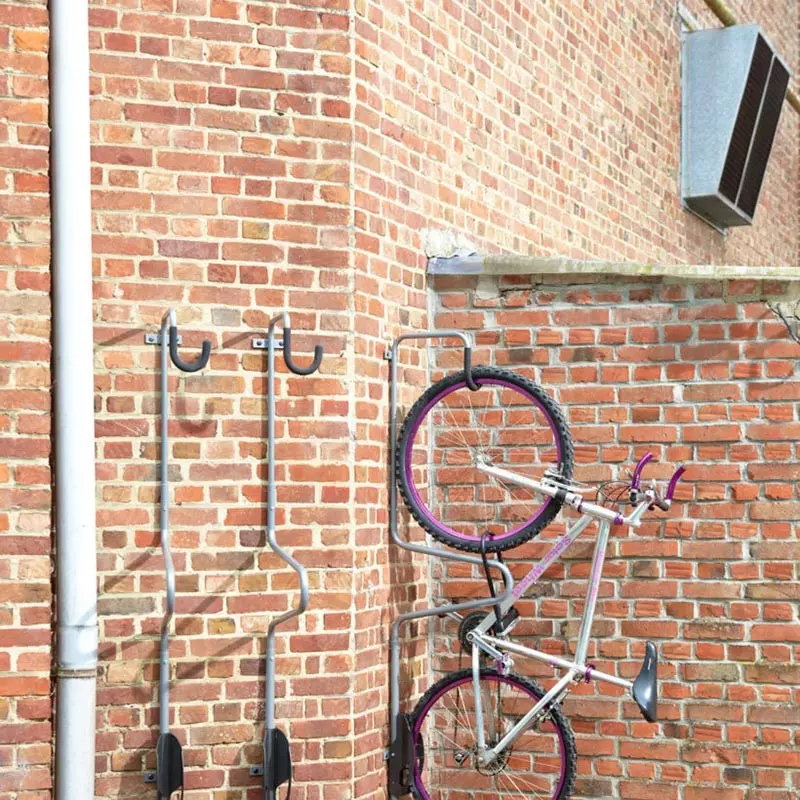 Support à vélo mural vertical, fixation murale pour vélo, rangement pour vélo  mural - DMC Direct