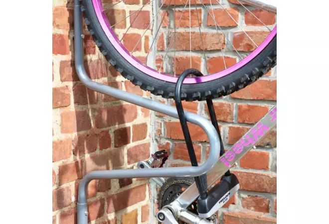 Range-vélo mural vertical - Support acier - ON RANGE TOUT