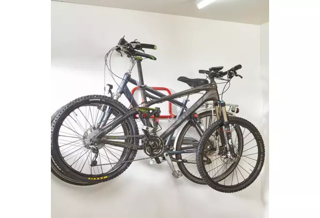 Support mural avec crochet réglable pour accrocher le vélo au volant 2  unités - Cablematic