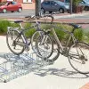Support vélos rangement face-à-face à fixer au sol