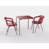 Belles chaises avec accoudoirs pour extérieur
