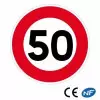 Panneau de circulation LIMITATION DE VITESSE à 50 KM (B14)