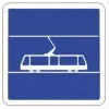 Panneau de signalisation d'arrêt de tramway (C7)