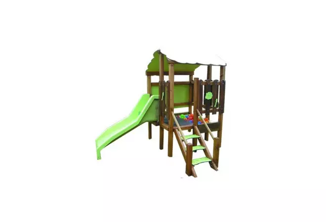 Petite structure toboggan pour les tout petits pour la crèche, écoles ou les parcs de jeux