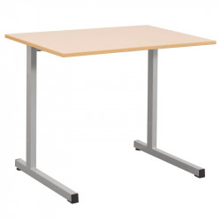 Table scolaire monoplace : 70x50 cm