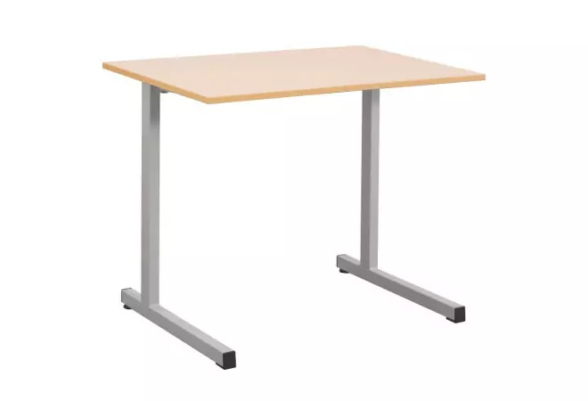 Table scolaire monoplace : 70x50 cm