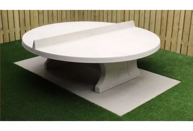 Table ping-pong en béton ronde