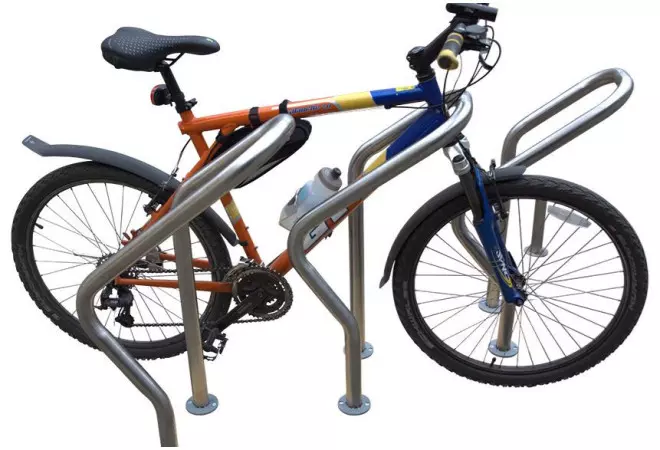 Support vélo en acier galvanisé