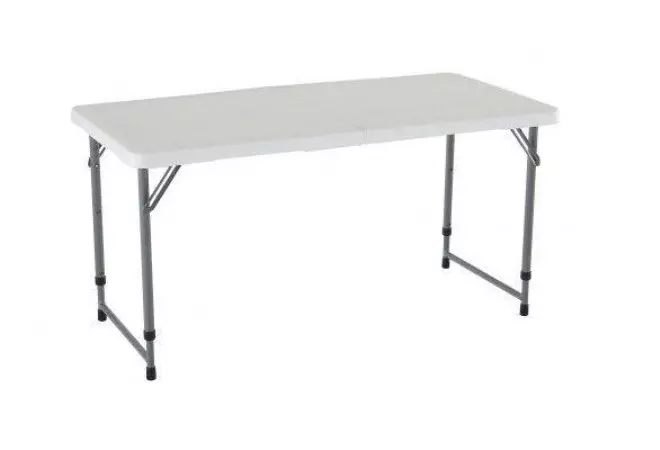 Table polypro rectangulaire pliante en 2