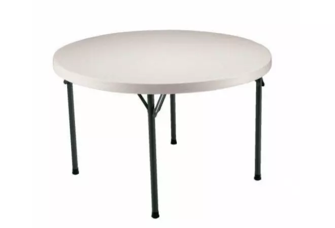 Table pliante ronde en polyéthylène
